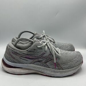 Asics Womens Gel Kayano 29 1012B272 Gray Purple Running Shoes Sneakers Size 11